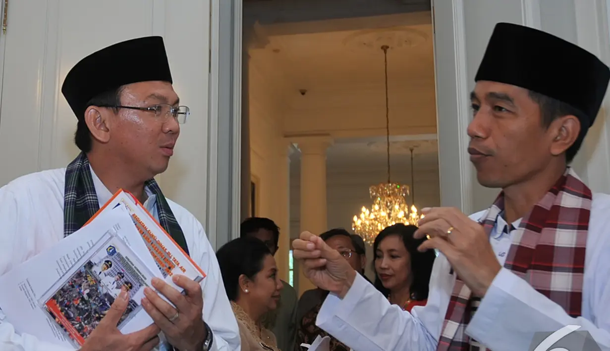 Pasangan Jokowi-Ahok berhasil mengalahkan pasangan Fauzi Bowo dan Nachrowi Ramli. 15 oktober 2012 mereka resmi memimpin Jakarta (Dok.Liputan6.com)