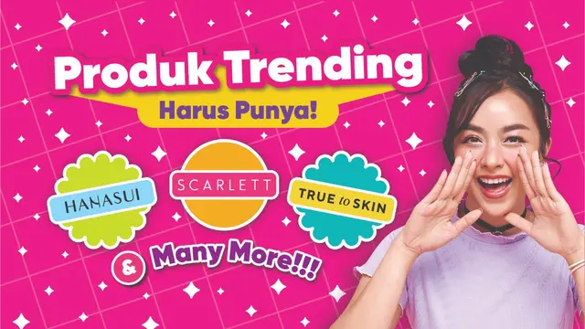 Display produk skincare trending yang dihadirkan gerai Guardian. (Foto: Dok. Guardian)