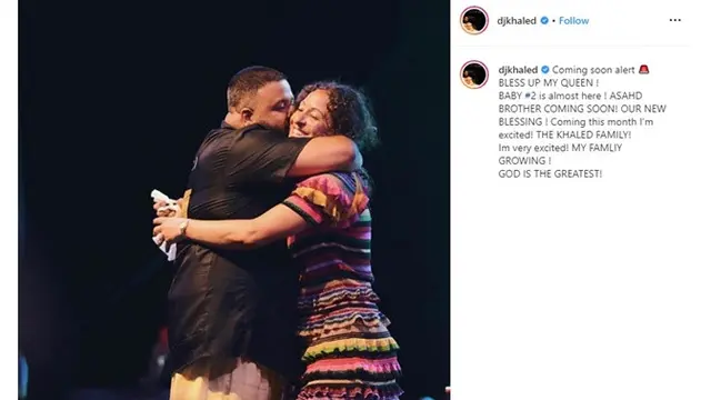 Umumkan Kehamilan Kedua, Ini 5 Momen Kebersamaan DJ Khaled dan Keluarga