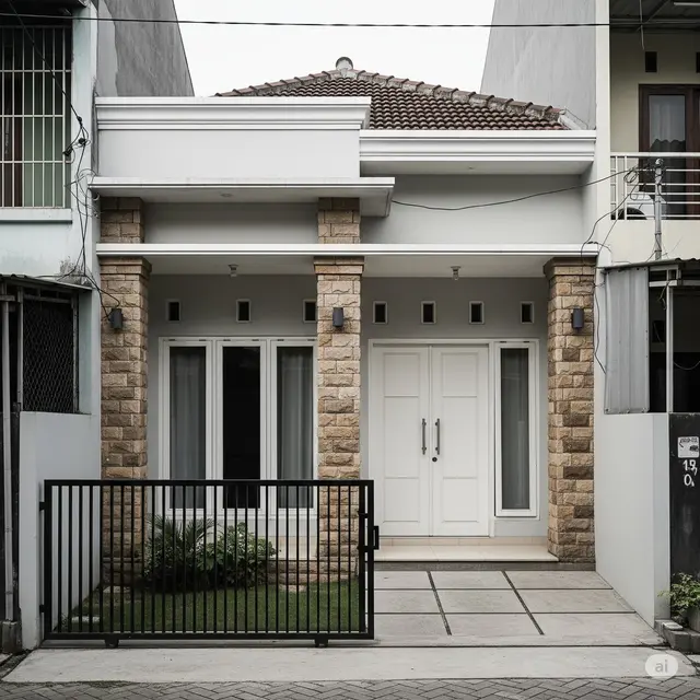 Desain Rumah Sederhana Jakarta. Foto: Gemini