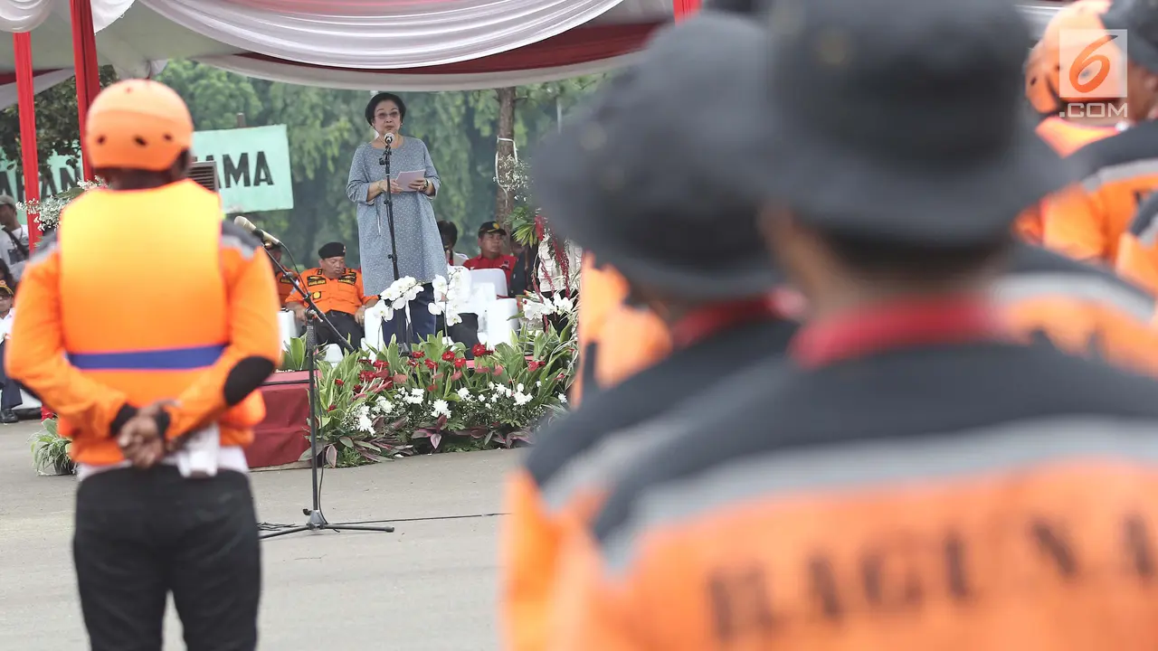 Lantik 100 Personel, Megawati Tutup Pelatihan Baguna PDIP