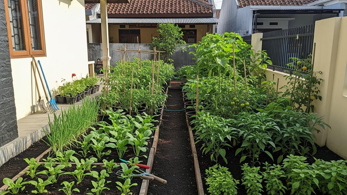 Tips Kebun Sayur Mini agar Panen Setiap Minggu, Wujudkan Kemandirian Pangan di Rumah