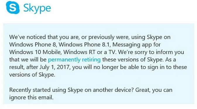 Microsoft Akan Tarik Aplikasi Skype dari Windows Phone (Foto: Phone Arena)