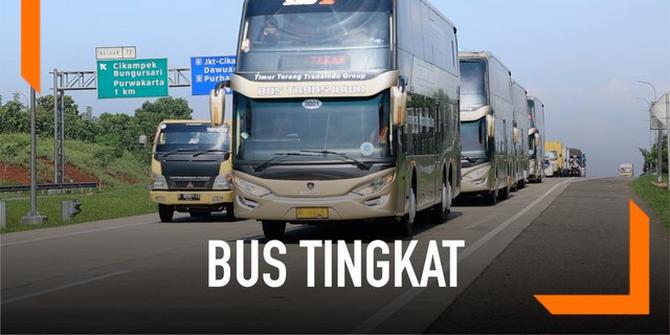 VIDEO: Menjajal Tol Trans Jawa dengan Bus Tingkat