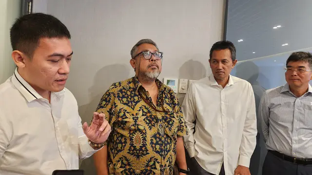 Direktur Utama PT Varuna Tirta Prakasya (VTP), Adi Nugroho  di Menara Danareksa, Jakarta, Kamis (27/6/2024). (Arief/Liputan6.com)