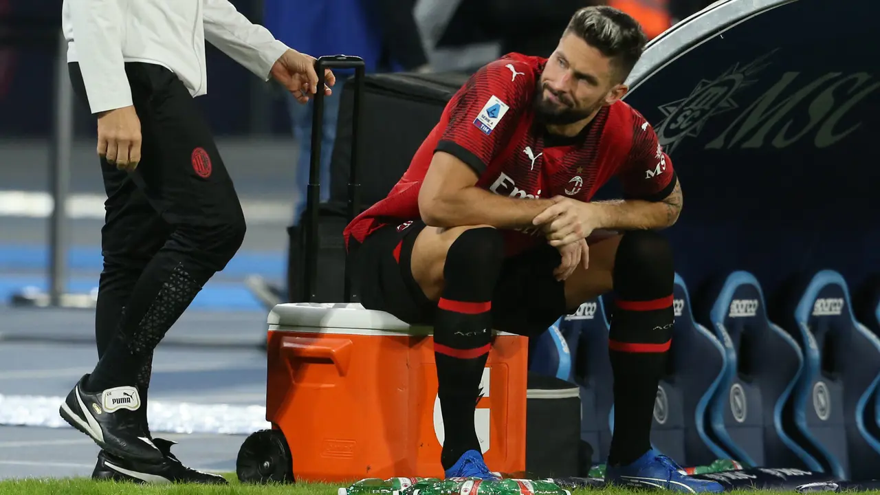 Striker AC Milan, Olivier Giroud.