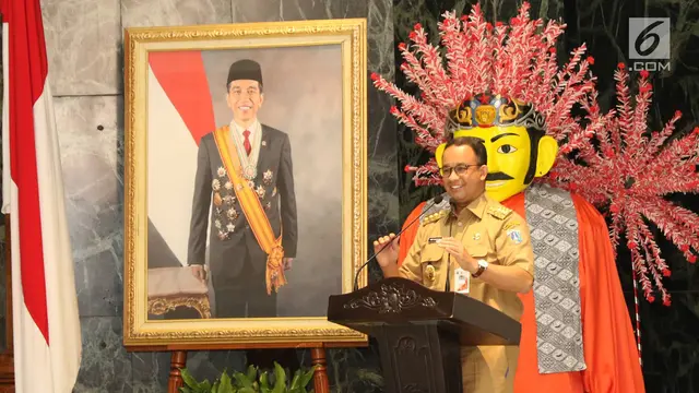 Anies Sampaikan Pemaparan di Hadapan Lurah dan Camat se-DKI Jakarta