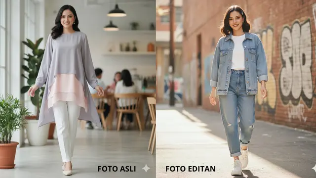 Prompt Gemini AI Edit Foto Gaya Retro 90-an (Foto: Gemini AI)