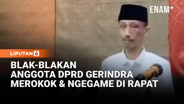 Blak-blakan! Anggota DPRD Gerindra Jember Merokok Sambil Main Game Saat Rapat, Ngaku Khilaf