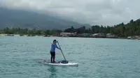 Sebelum Jumpa Nelayan Tegal, Menteri Susi Sempatkan Paddling