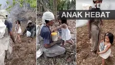 Bukannya bermain, anak-anak ini yang sudah membantu orang tua bekerja dan menjadi inspirasi karena keahliannya.