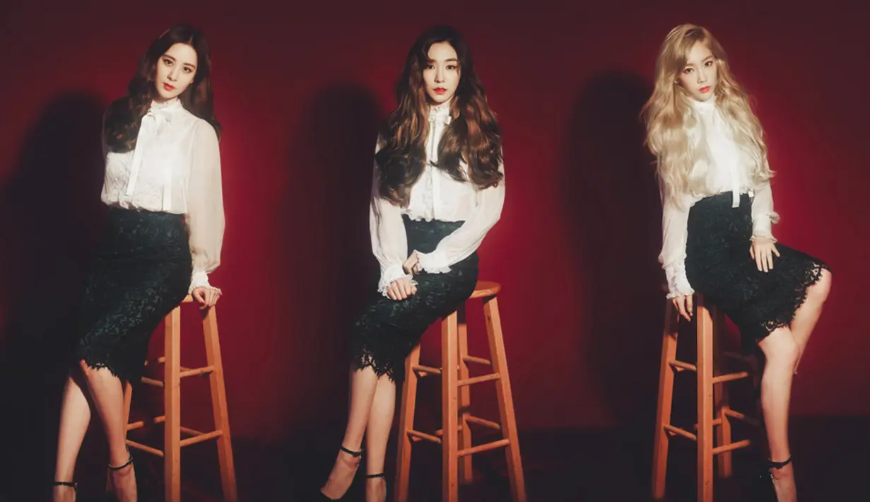 Selain SHY, SNSD juga punya sub unit yang bernama TaeTiSeo. Trio ini terdiri dari Tiffany, Seohyun, dan Taeyeon. (Foto: Soompi.com)
