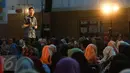 Suasana acara CEO Carrer Talk dengan pemateri CEO Microsoft Indonesia, Andreas Diantoro di Kampus Negeri Universitas Semarang, Jawa Tengah, Rabu (5/4). (Liputan6.com/Yoppy Renato)