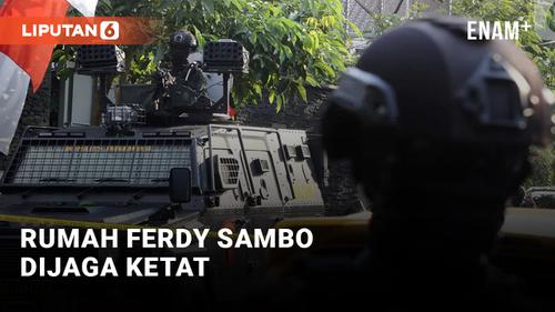VIDEO: Rumah Ferdy Sambo Dijaga Ketat Pasukan Brimob