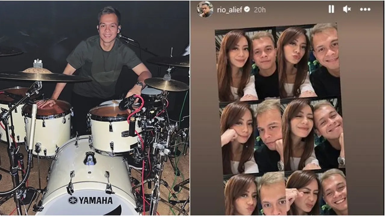 4 Bulan Menduda, Ini 6 Potret Rio Alief Drummer NOAH dan DJ Freya yang Resmi Pacaran