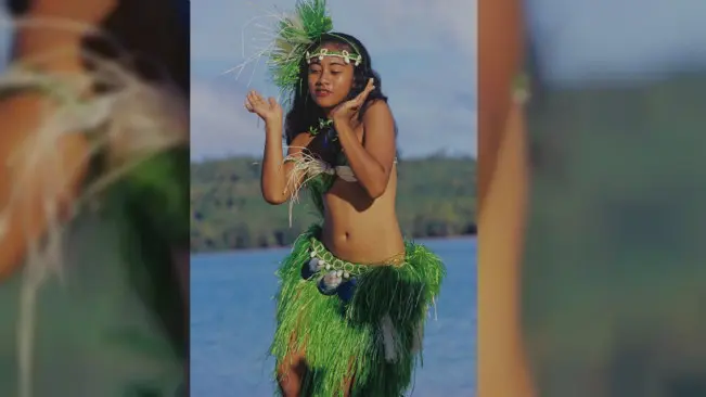 Ilustrasi wanita Polinesia. (Sumber Pinterest)
