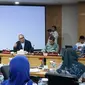 Anggota Komisi E DPRD DKI Yudha Permana  dalam rapat anggaran Komisi E dengan Dinas Kesehatan DKI. (Merdeka.com)