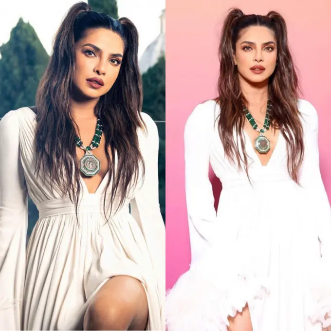 Gaya Rambut Ikat Dua Priyanka Chopra