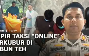 Sopir Taksi Online Terkubur di Kebun Teh