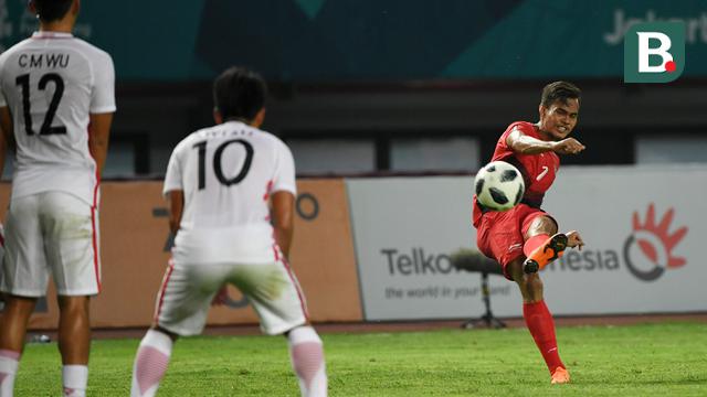 Sepak Bola : Indonesia Vs Hong Kong