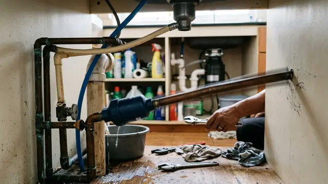 Penyebab Pipa Air di Dapur Mengeluarkan Suara Berisik (AI Generated)