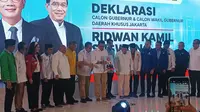 Ridwan Kamil - Suswono Resmi Dideklarasikan Maju Pilkada Jakarta 2024