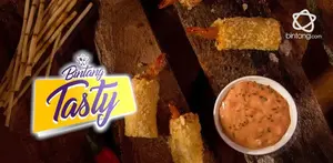 Sarapan pagi dengan roti tawar pakai meises sudah biasa, Shrimp Bread Roll ini yang nggak biasa