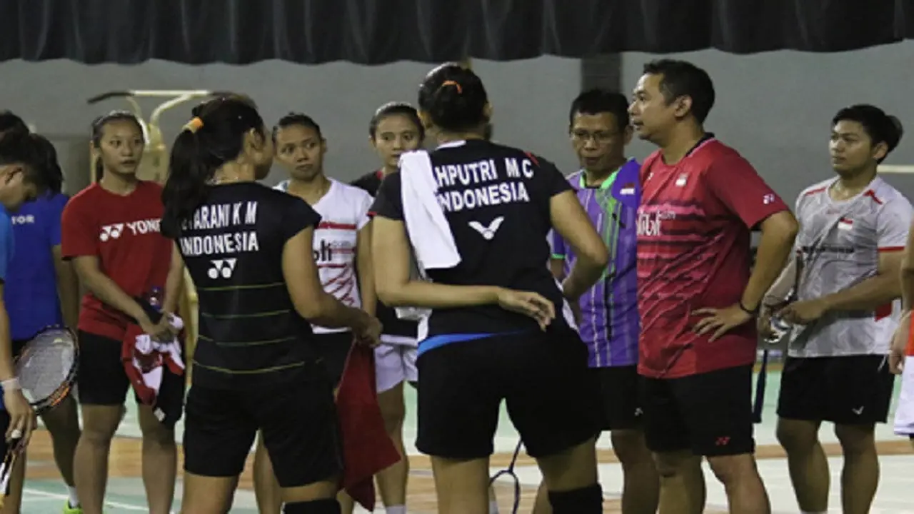 Skuat ganda putri Pelatnas PBSI