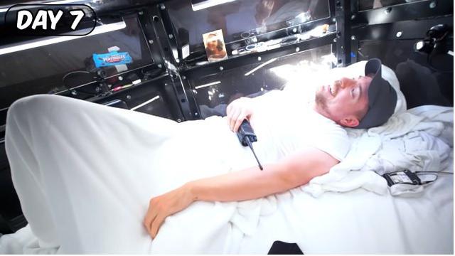 10 Potret MrBeast Dikubur Hidup-Hidup Selama 7 Hari, Sempat Putus Asa