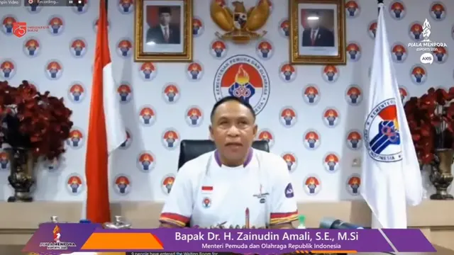 Menpora Zainudin Amali - Piala Menpora Esports 2020