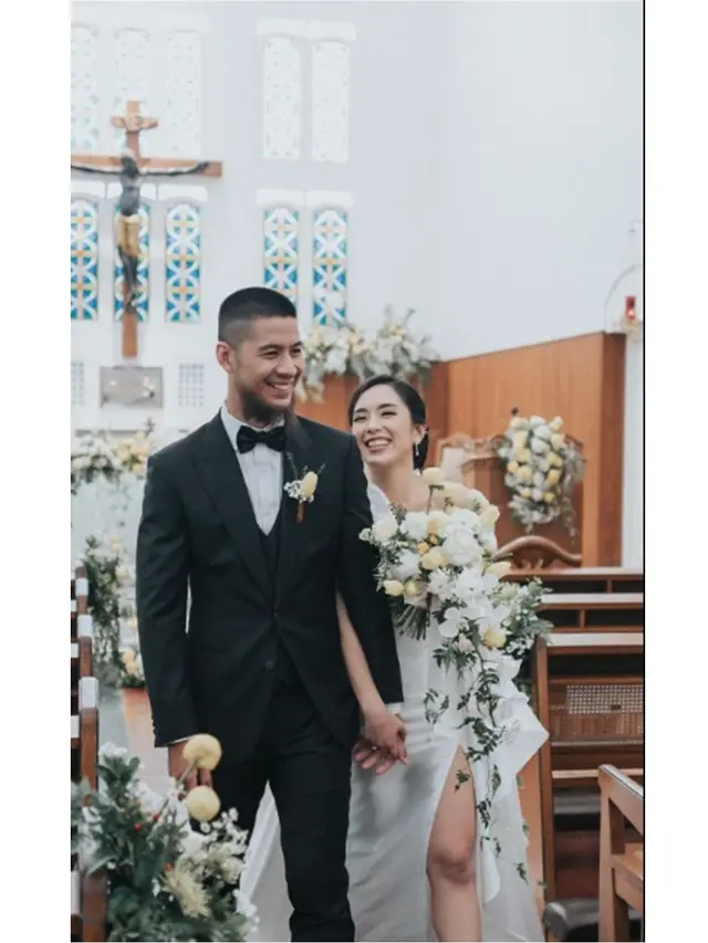 6 Momen Pernikahan Michelle Wanda 'Layangan Putus', Digelar Secara Intimate