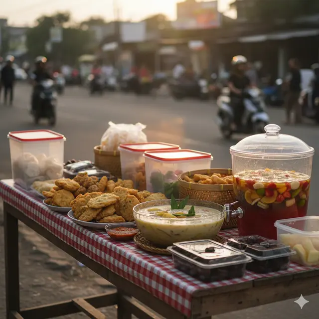 Modal jualan di bulan puasa 2026 (Foto: Gemini AI)