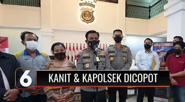 Tak profesional dalam penanganan kasus penganiayaan wanita pedagang sayur oleh preman pasar, hingga korban dijadikan tersangka, Kanit Resintel dan Kapolsek Percut Sei Tuan dicopot dari jabatannya.