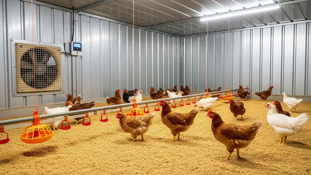 Kandang Ayam Alas Sekam Padi
