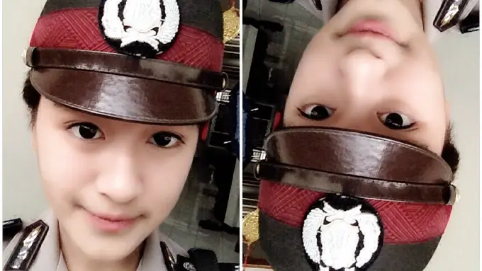 Ini Lho Bripda Muthia, Polwan Cantik Kota Bogor yang Bikin Heboh