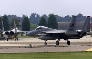 Jet tempur F-15 buatan Amerika Serikat (AP)