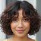 Model Rambut Wanita Pendek Curly/AI