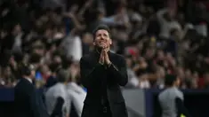 Diego Simeone baru saja mencatatkan rekor gemilang sebagai pelatih sepak bola. (AFP/Javier Soriano)