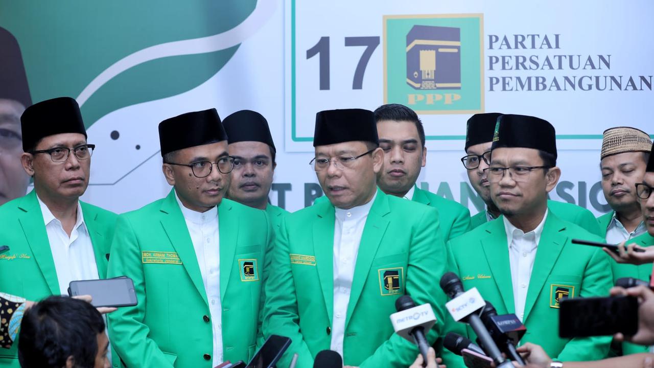 Plt Ketua Umum Partai Persatuan Pembangunan (PPP) Muhamad Mardiono usai menghadiri Rapat Pimpinan Nasional (Rapimnas) ke-V di Yogyakarta. (Istimewa)