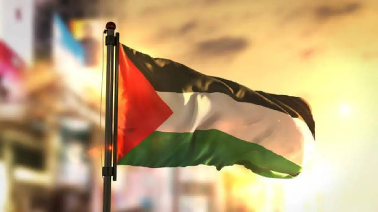 Ilustrasi bendera Palestina
