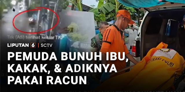 Pemuda Bunuh Ibu, Kakak, dan Adiknya Pakai Racun Tikus