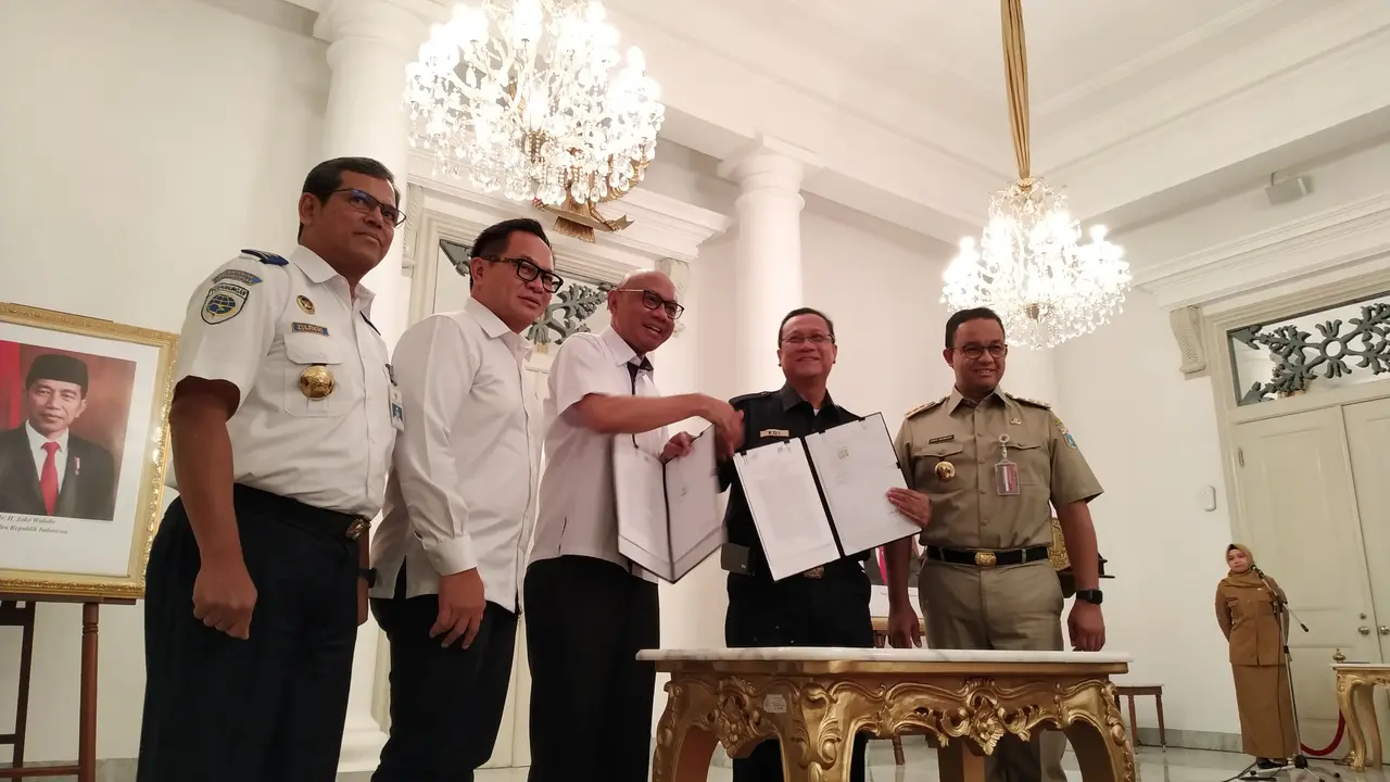 Nota Kerja Sama Integrasi Transportasi Umum