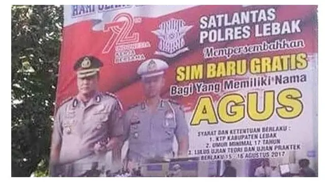 7 Bukti Nama Agus Bawa Berkah di Bulan Agustus, Banyak dapat Promo