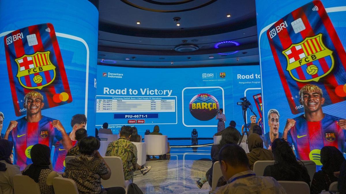 BRI Gelar Undian Debit FC Barcelona, Nasabah Berpeluang Nonton Langsung di Camp Nou