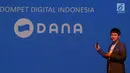 CEO Dana, Vincent Iswara memberi penjelasan tentang DANA di Jakarta, Rabu(21/3). Layanan ini membuat masyarakat Indonesia berdaya saing dengan kemampuan transaksi nontunai yang transparan, aman, dan efisien. (Liputan6.com/Angga Yuniar)