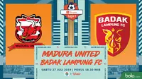 Shopee Liga 1 - Madura United Vs Perseru Badak Lampung FC (Bola.com/Adreanus Titus)