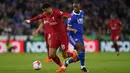 Liverpool berhasil menjaga tren kemenangan usai mengalahkan Leicester City 3-0 pada pekan ke-36 Liga Inggris. Tiga gol Liverpool dicetak oleh Curtis Jones (2 gol) dan Alexander Trent Arnold. (Tim Goode/PA via AP)