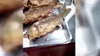Sebuah rekaman menunjukkan ikan yang selesai digoreng dan siap disajikan malah bergerak seperti hidup.