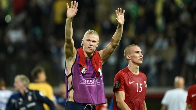 Foto: Aksi Tajam Erling Haaland saat Norwegia Pesta 4 Gol Tanpa Balas di Kualifikasi Euro 2024