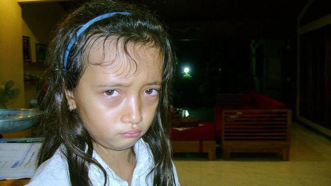 Potret Megan Domani Saat Kecil. (Sumber: Instagram @megandomani1410)